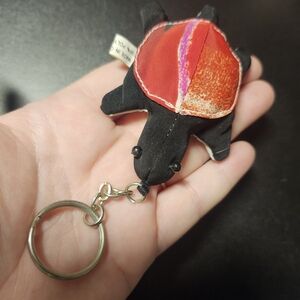 Vintage Nanimo Turtle Keychain Filled With Sand